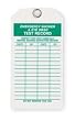 Industrial Grade 2RMX8 Accident Prevention Tag, Emergency, Pk 10