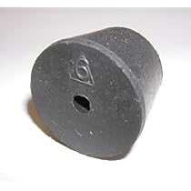 One-Hole Rubber Stoopers # 8 (Pack of 12)