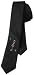 RETRO G-CLEF EMBROIDERED SKINNY TIE