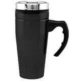 Culver, Inc. Fleet 18 Oz. Travel Mug w/PVC Liner Metalic Black