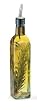 Tablecraft 916 Glass Oil and Vinegar Cruet with Stainless Steel Cap, 16-Ounce