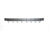 Rogar 30" Bar Rack Hammered Steel