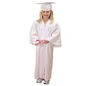 Child's White Graduation Cap & Gown