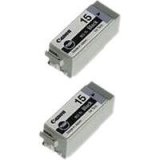 Canon BCI 15BK - Ink tank - 2 x black - 185 pages