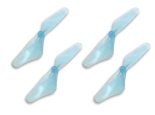 Four (4) Replacement Blue Tail Props (Qty 4) for Mini Infrared Remote Control Electric Helicopter Four (4) Replacement Blue Tail Props (Qty 4) for Mini Infrared Remote Control Electric Helicopter