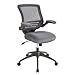 Realspace® Calusa Mesh Mid-Back Chair, Silver