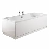 800mm End Panel White Gloss - 2 Piece Adjustable up to 540mm
