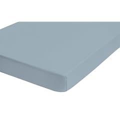 Castell 77113/220/041 Jersey-Stretch Spannbetttuch / 140 x 200 cm - 160 x 200 cm / Farbe: blau