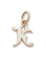Rembrandt Charms Letter K Charm