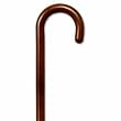 wooden walking Cane - This traditional walking cane can be used in either right or left hand. This cane is also known as hospital cane. It is made in solid wood, weight capacity 250 pounds, height 36-37 inches.