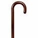 wooden walking Cane - This traditional walking cane can be used in either right or left hand. This cane is also known as hospital cane. It is made in solid wood, weight capacity 250 pounds, height 36-37 inches.