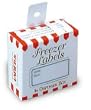 Freezer Labels - Blue Border