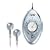 Jwin JXM3SIl Mini Am/Fm Pocket Radio In Silver