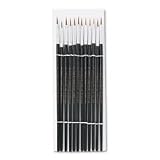 LEO73502 Paint Brush, Fine Camel Hair, Number 2, Aluminum Ferrules