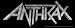 ANTHRAX LOGO ANTHRAX STICKER