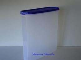 Tupperware Modular Mate #5 Super Oval Brilliant Blue Seal