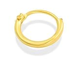 Image of 9ct Gold Mini Single Hinged Hoop Earring