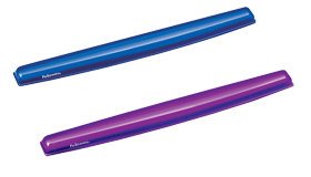 New Fellowes Crystal Soft Flexible Gel Wrist Rest Purple Ergonomically Design Stain Resistant