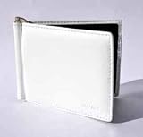 Monk Brixton Money Clip Wallet White (Black) with Gift Box