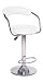 White - Omicron Kitchen Padded Bar Stool
