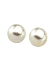 Jewelplus South Sea Cultured Pearl Earrings 14K Yellow Pair 15.00 Mm Fine Full Button