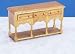 Dollhouse Miniature Oak Serving Table