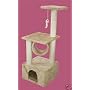 42" Beige Cat Tree Condo Scratcher