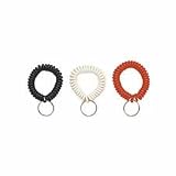 MMF Industries Wrist Coil Key Chain, White