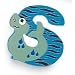 S for Seal - Wooden animal alphabet letter