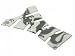 Produkt-Bild: TANKPAD DRACHE, 5 RIPPEN SILBER/TRANSPARENT
