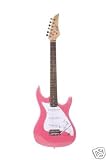 Assasin 39 Inch Metallic Pink Electric Guitar with Gig Bag and Cable & Harmonica