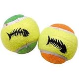 Mini Tennis Balls with Bell & Catnip 2pk