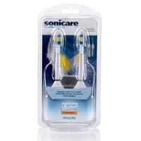 Sonicare Toothbrush Replacement Brush Head, CH2, White And Compact Head - 2 Ea