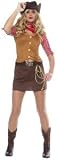 Sexy Womens Gunslinger Cowgirl Costume Large