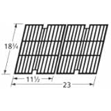 Music City Metals 63012 Gloss Cast Iron Cooking Grid Replacement for Select Kenmore and Sams Gas Grill Models, Set of 2