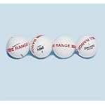 Range Golf Balls with Stripe (Pk/12)