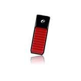 シリコンパワー USB2.0フラッシュメモリ TOUCH 610 2GB 黒X赤 スライド式 SP002GBUF2610V1Rの画像