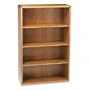 HON 10700 Series Bookcase, 4 Shelves, 36 W by 13-1/8 D by 57-1/8 H, Medium Oak