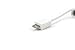 Salom Micro uCable -Coil USB data cable - Micro USB plug (white)