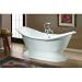 Cheviot Regency Cast Iron Bath with Cast Iron Pedestal 2153W