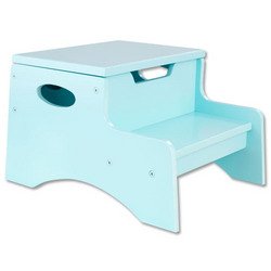 Childrens Toyshop  Toys : Step 'N Store Step Stool - Ice Blue