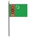 Turkmenistan Miniature Flag