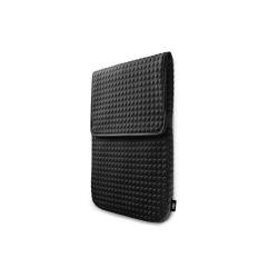 LaCie Coat MacBook Notebooktasche 43,2 cm (17 Zoll), Luftpolsterschutz, Innentasche f&uuml;r Zubeh&ouml;r, schwarz