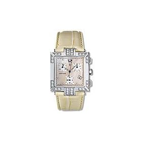 Concord 0310359 La Scala Yellow Mother-of-Pearl Dial Leather Alligator Ladies Chronograph Watch