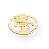 14k NFL San Francisco 49ers Earrings