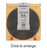 Panasonic 9.4GB 3x DVD-Ram Cartridge Media 50 Pack- LM-HB94LU