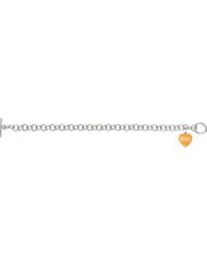 Sweethearts® Enamel Heart Charm Bracelet Sterling Silver " Diva " 85511
