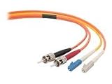 Belkin - Mode conditioning cable - ST single mode (M) - SC multi-mode (M) - 3.3 ft - fiber optic
