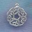 Lovely Celtic Lovers Love Knot Charm Sterling Jewelry
