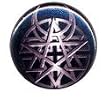 DISTURBED - Amulet - Button / Pin